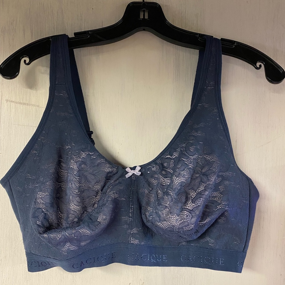 Lane Bryant Lace Unlined No-Wire Bra